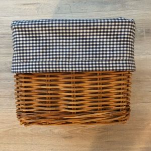 Pottery Barn Kids 3 - Large basket liners in Navy Blue new condition